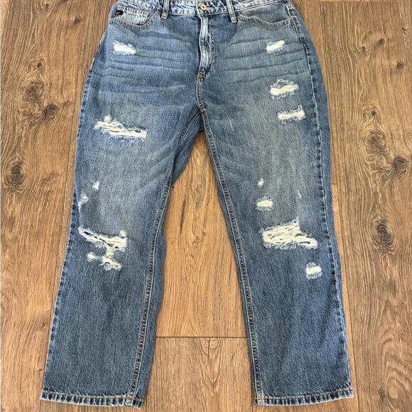 Women’s KanCan Distressed High Rise Jeans 29 - Picture 1 of 2